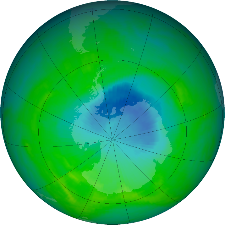 Ozone Map 1984-11-23